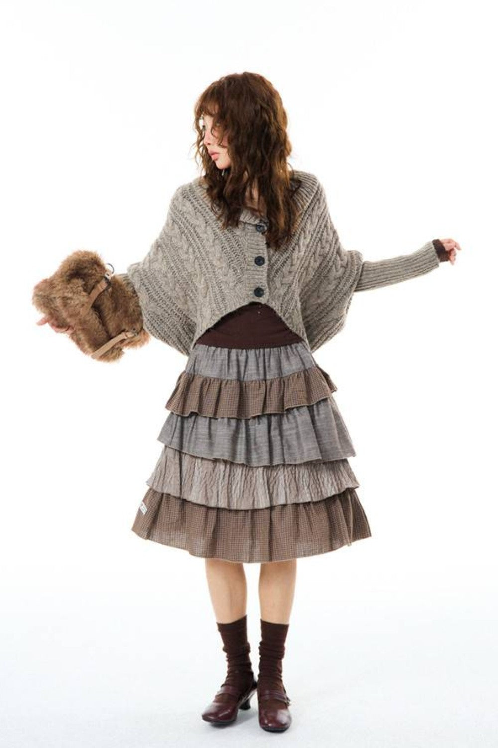 Autumn Knit Batwing Cardigan