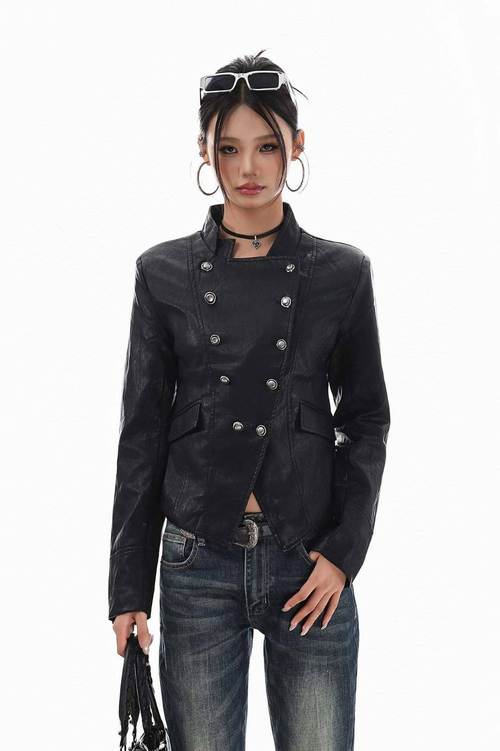 Obsidian Edge Leather Jacket