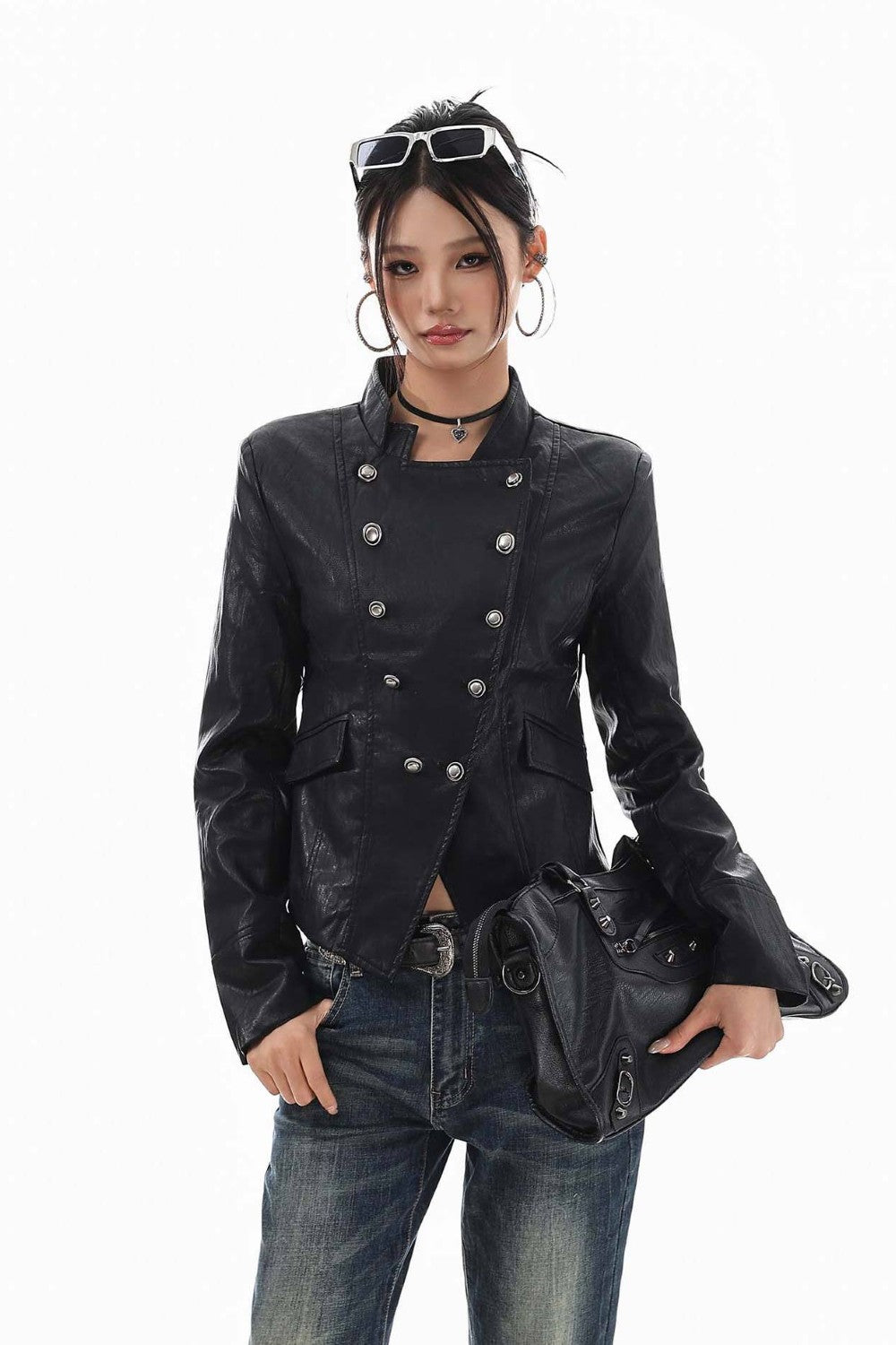 Obsidian Edge Leather Jacket