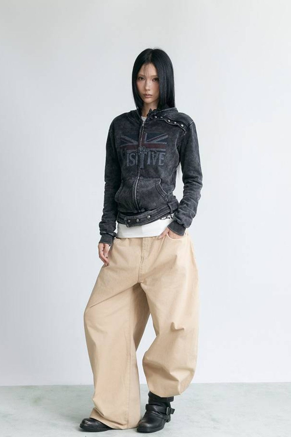 Distressed Union Slim Jacket