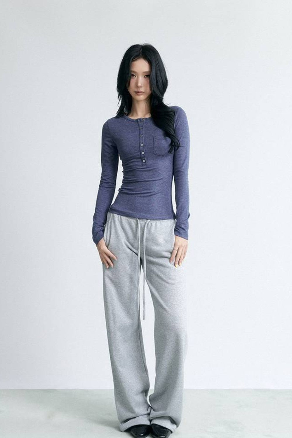 Soft Focus Henley Top