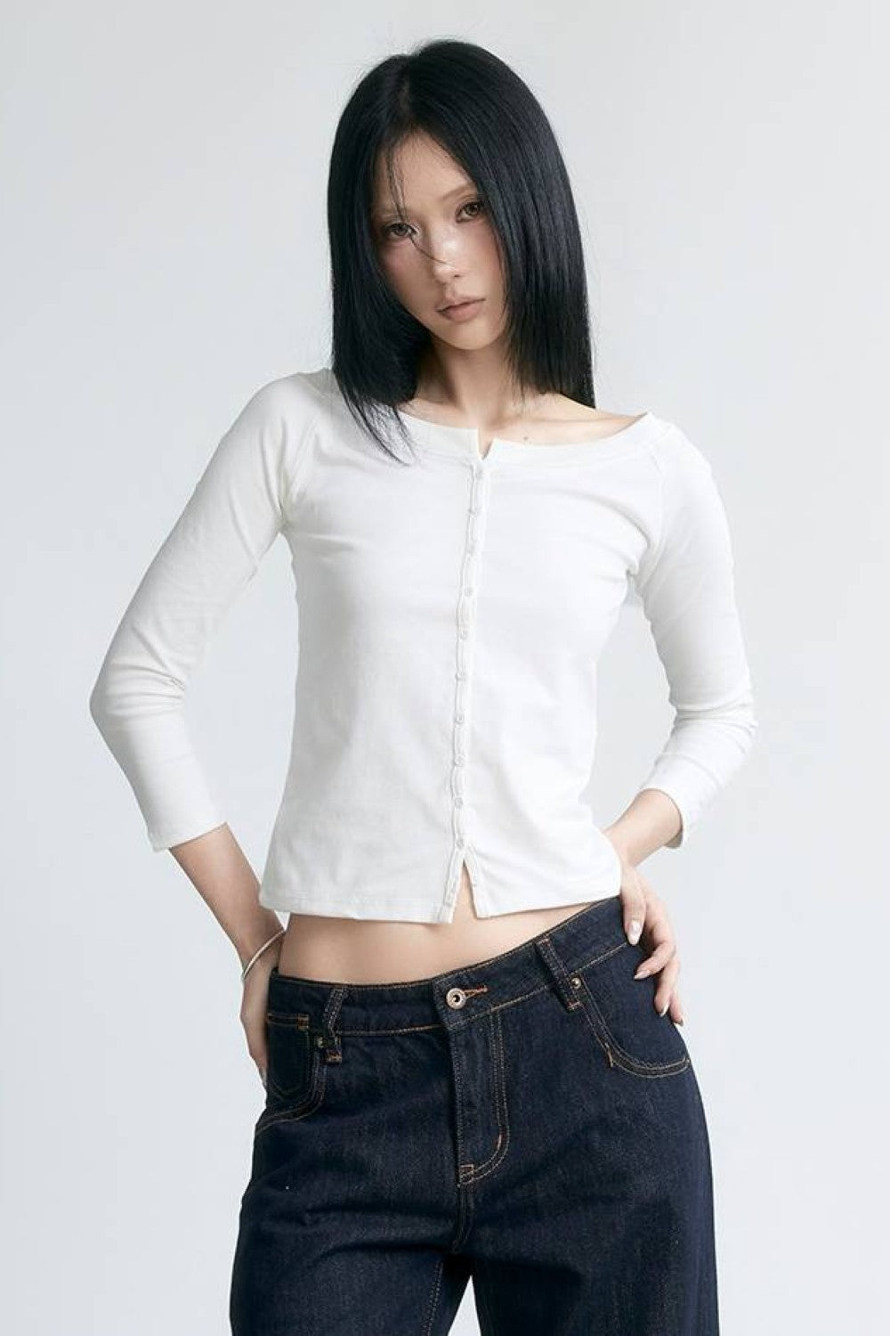 Essential Button-Up Longsleeve