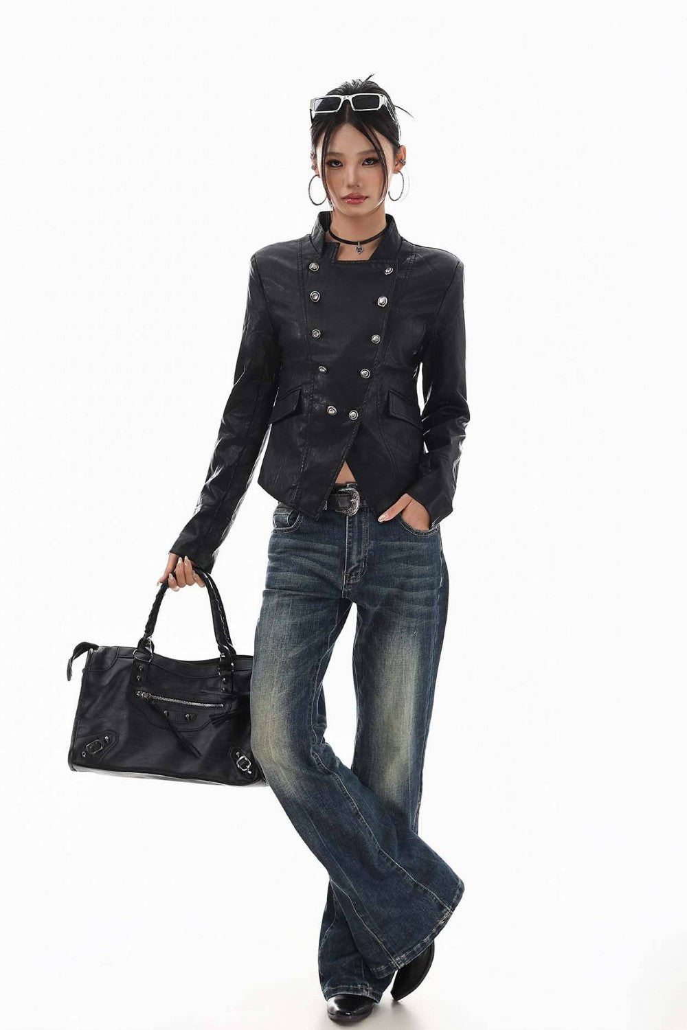 Obsidian Edge Leather Jacket