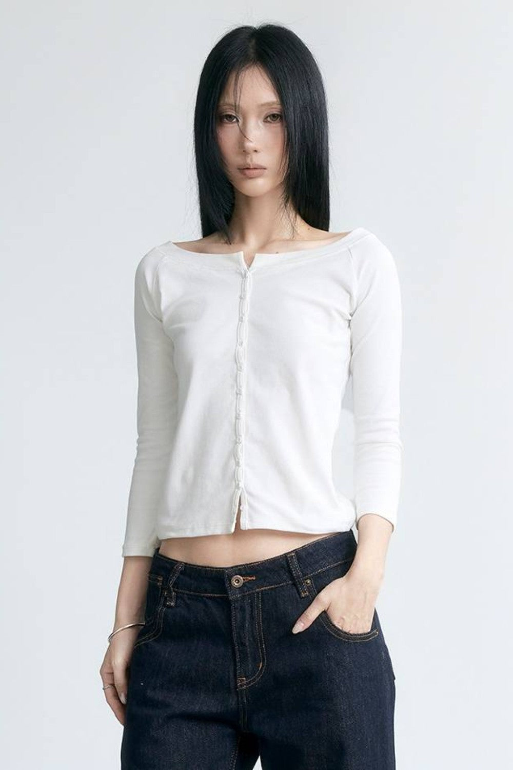 Essential Button-Up Longsleeve