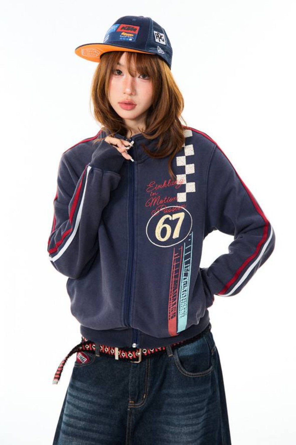 Downtown Cobalt Track Jacket