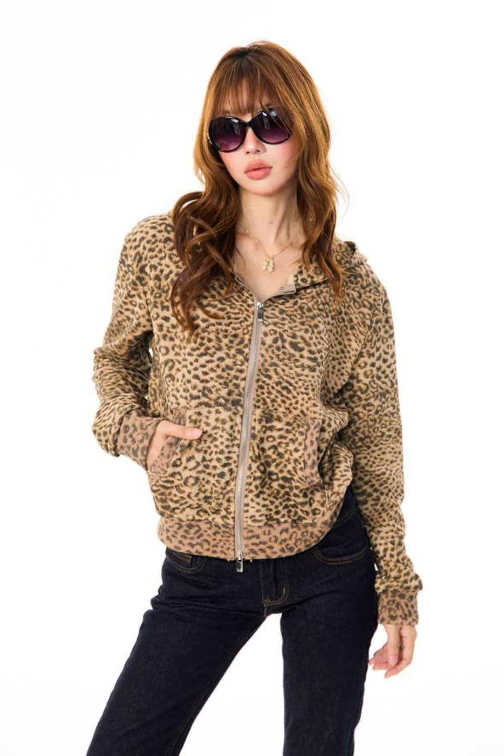 Rush Leopard Hooded Jacket