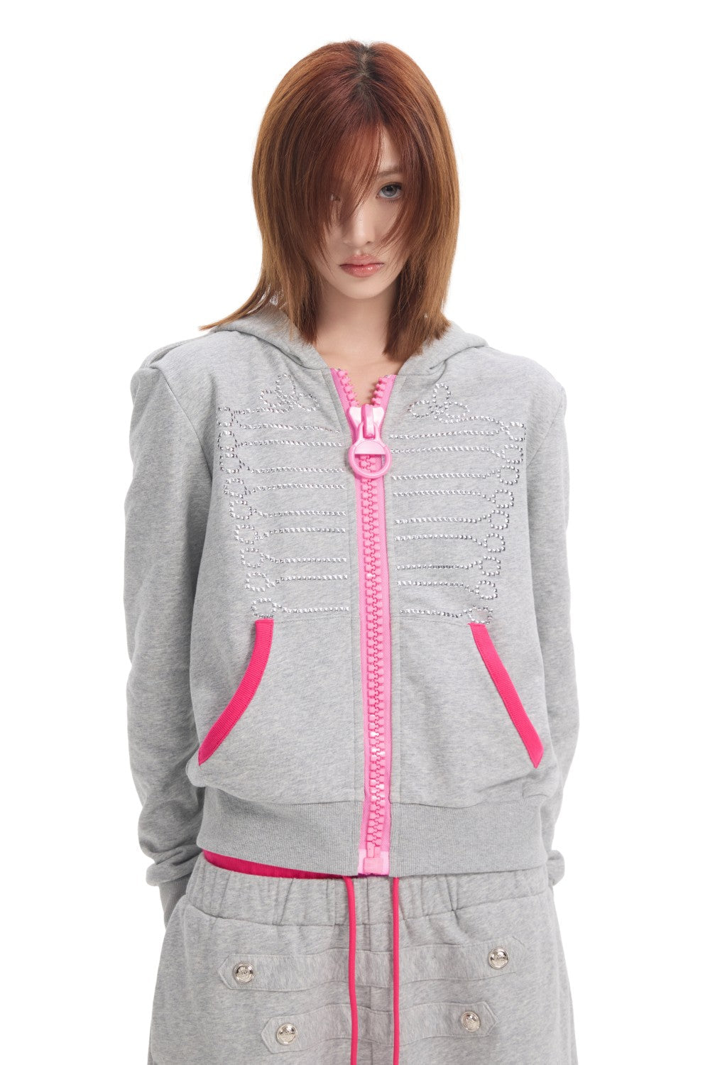 Pink Chrome Court Jacket