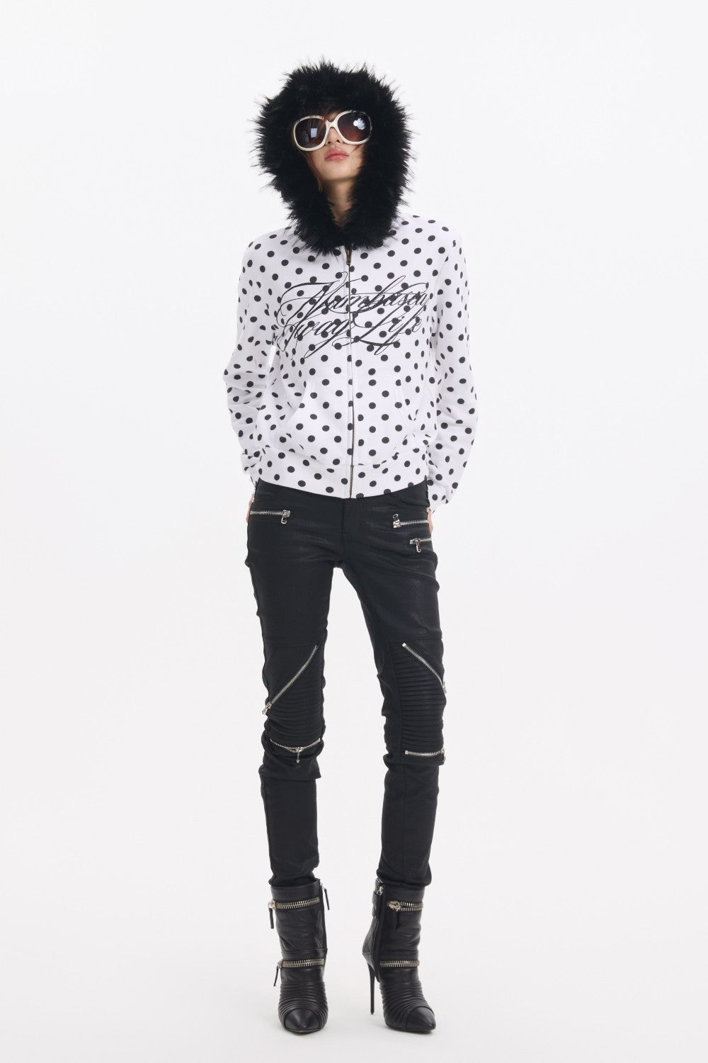 Snowfall Polka Dot Jacket