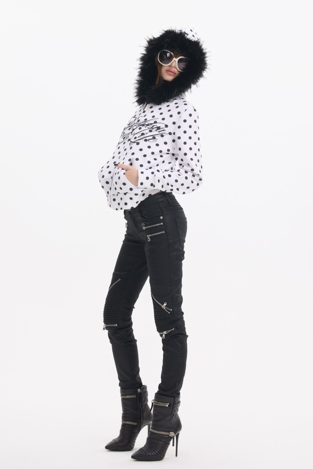 Snowfall Polka Dot Jacket