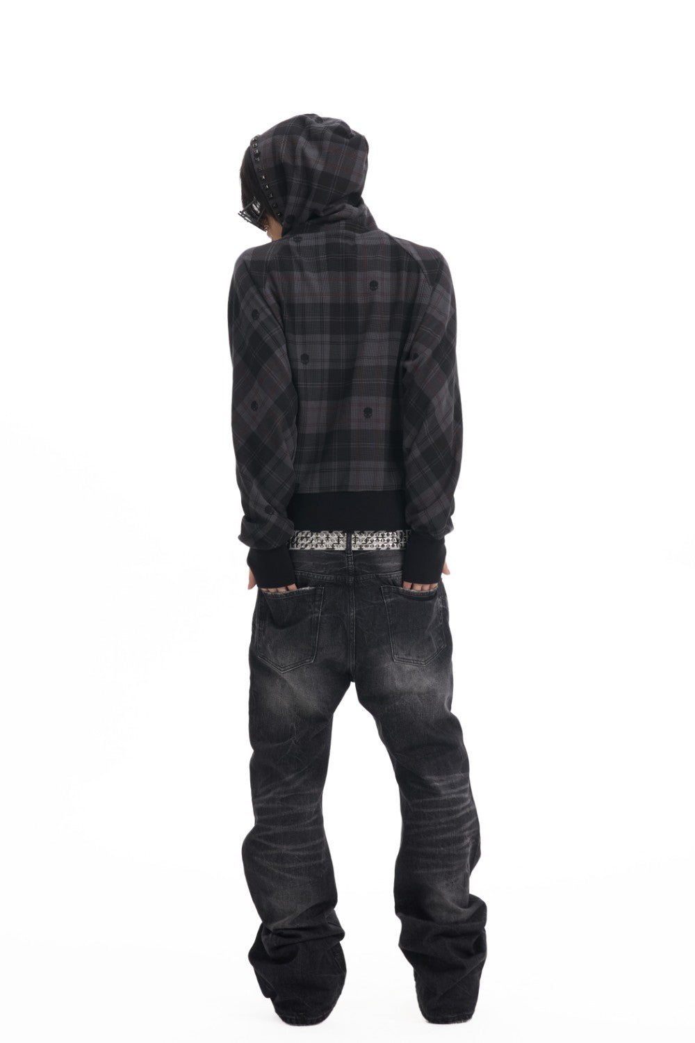 Studded Society Plaid Jacket
