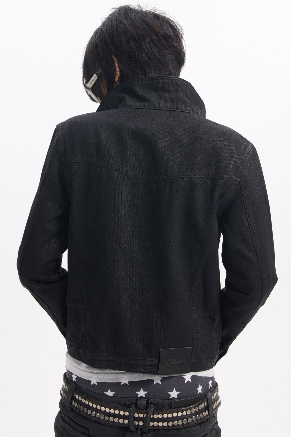Black Static Cropped Jacket