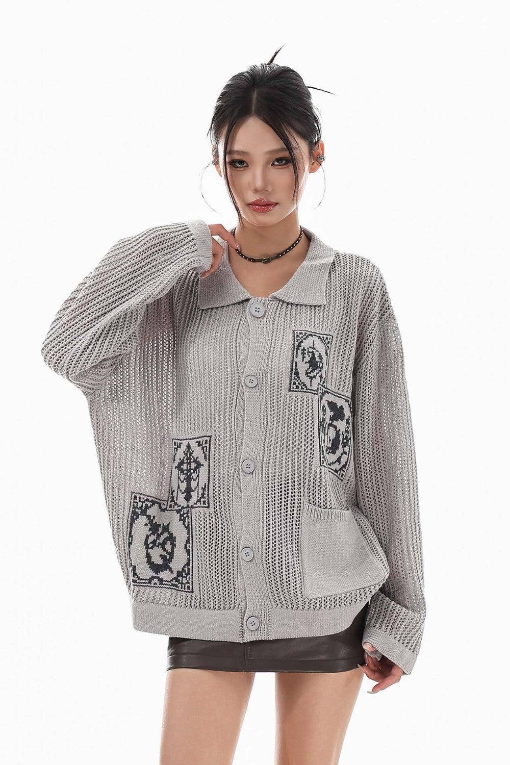 Silver Meadow Knit Cardigan