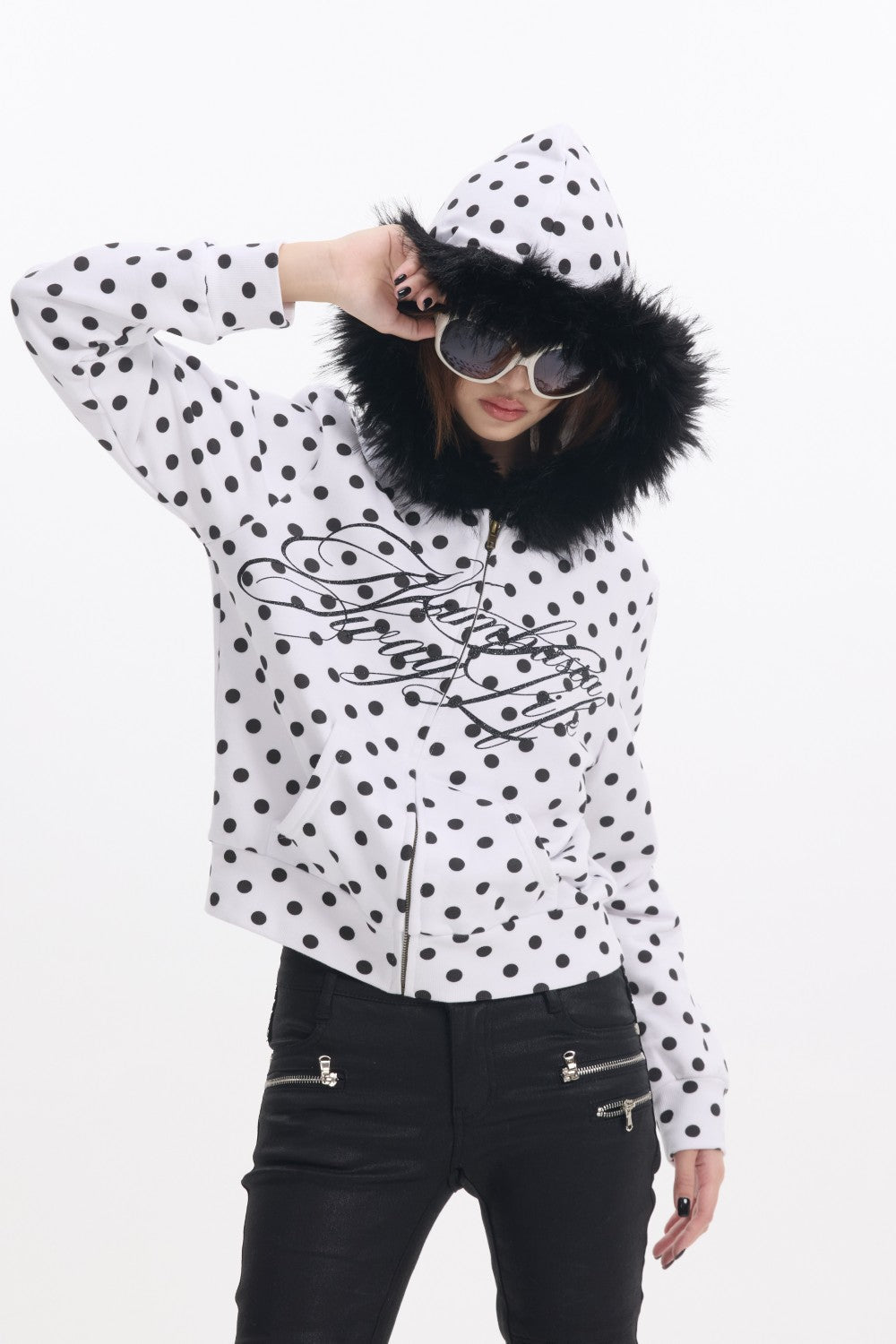 Snowfall Polka Dot Jacket