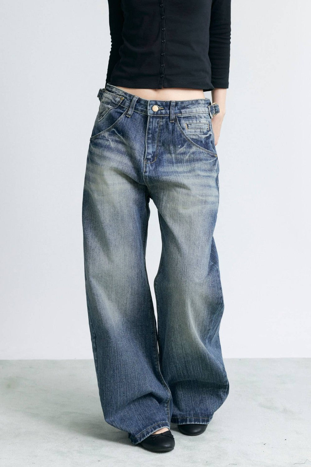Vintage Drift Wide-Leg Jeans