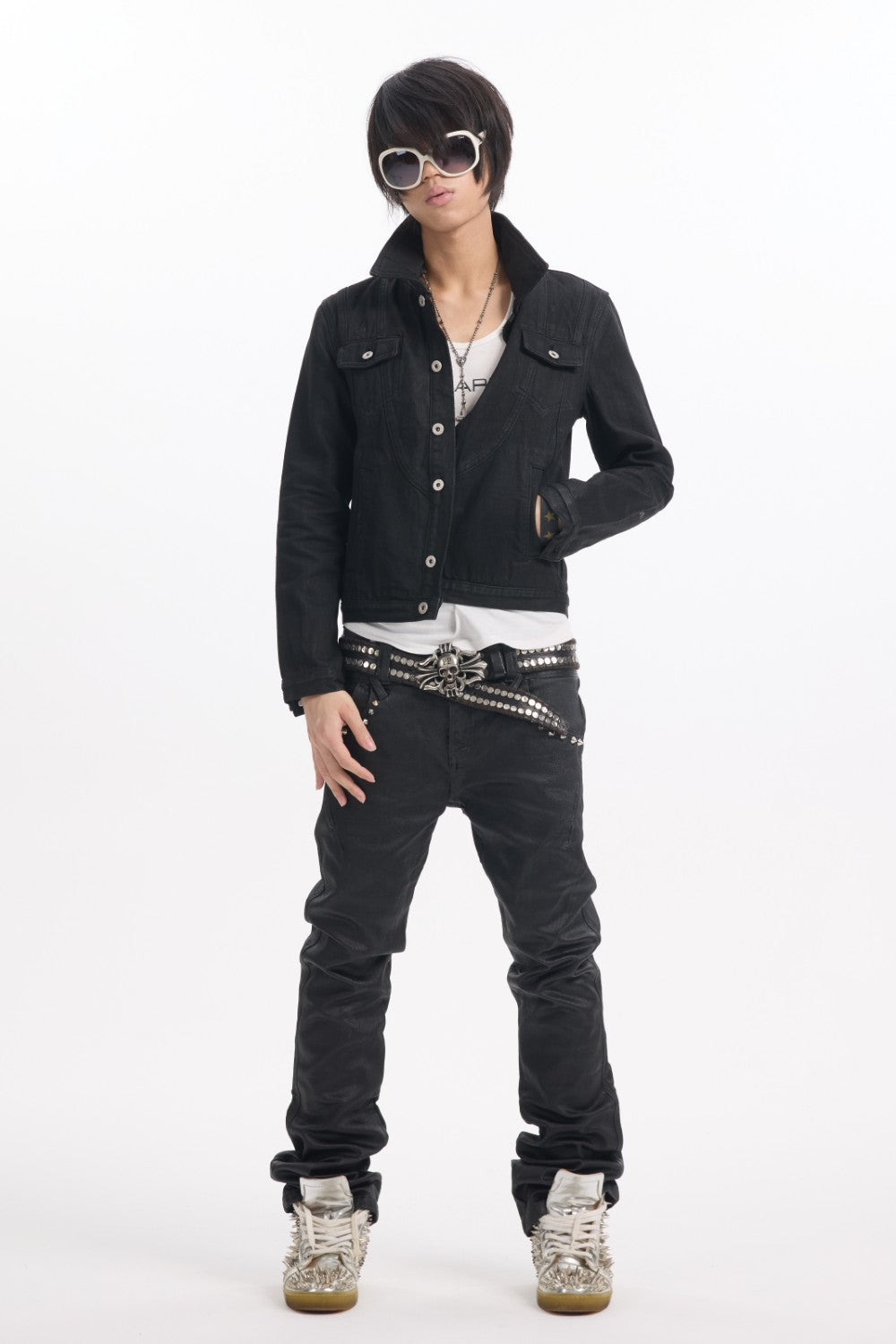 Black Static Cropped Jacket