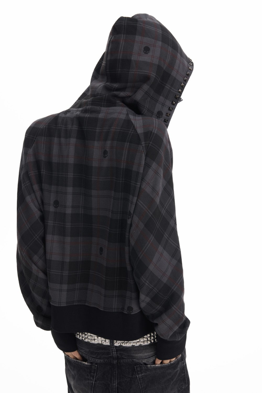 Studded Society Plaid Jacket