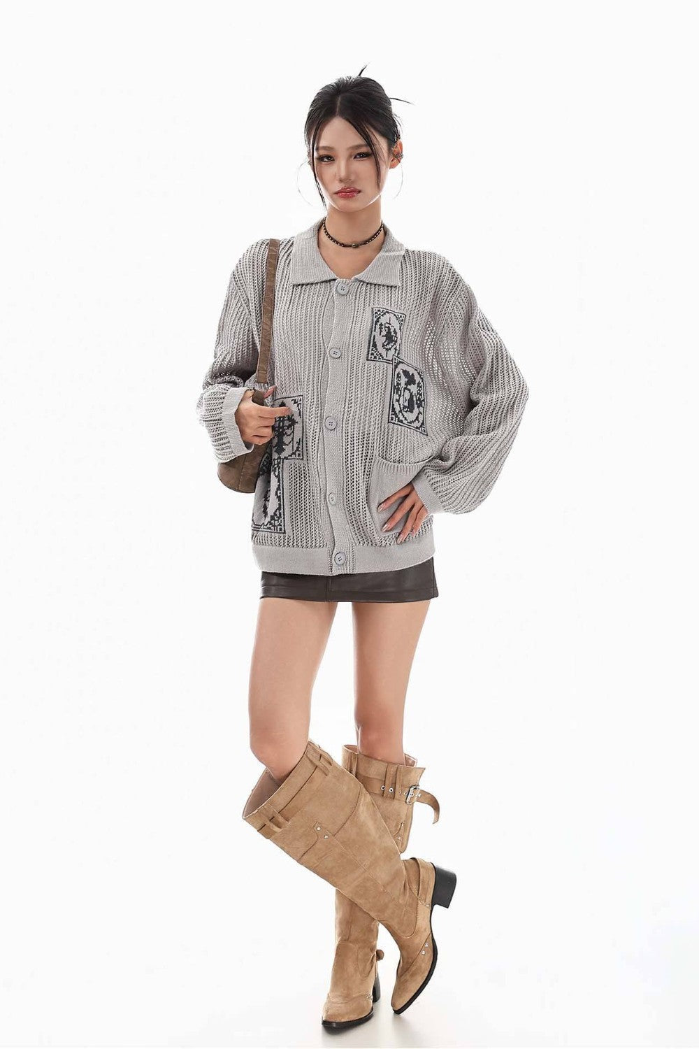 Silver Meadow Knit Cardigan