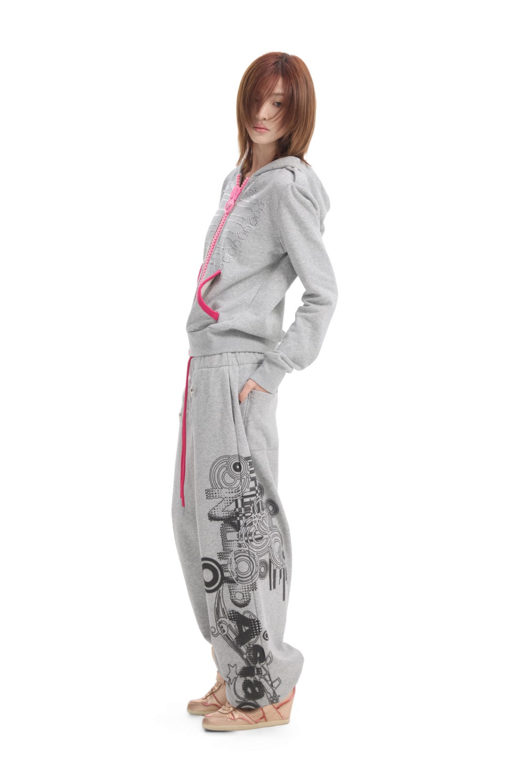 Pink Chrome Court Jacket