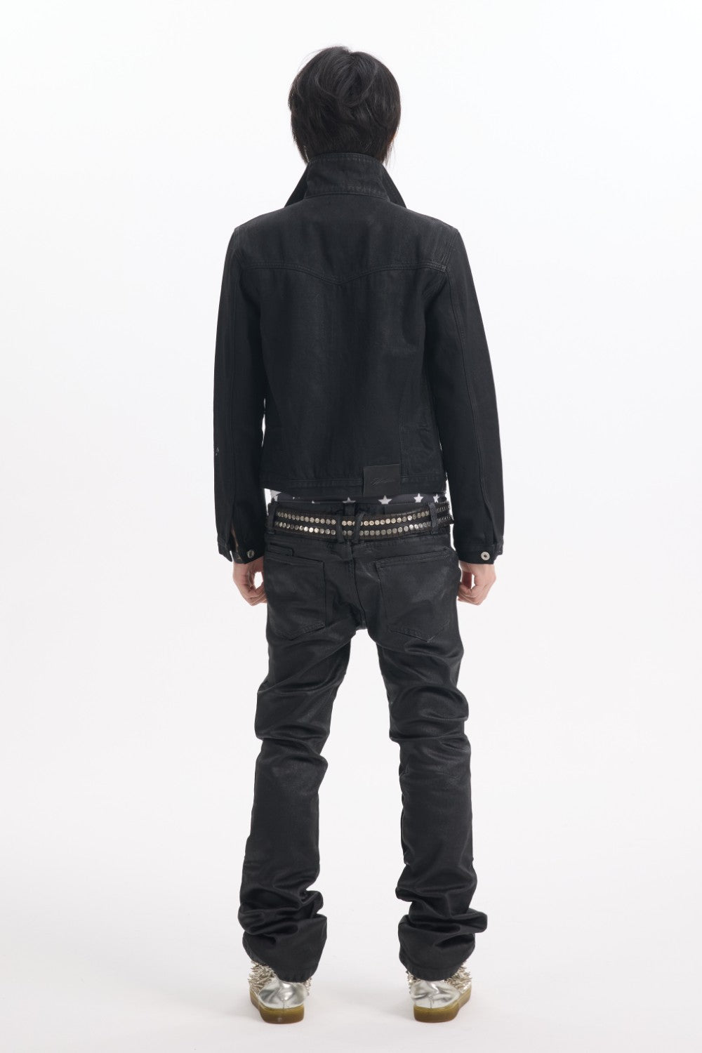 Black Static Cropped Jacket