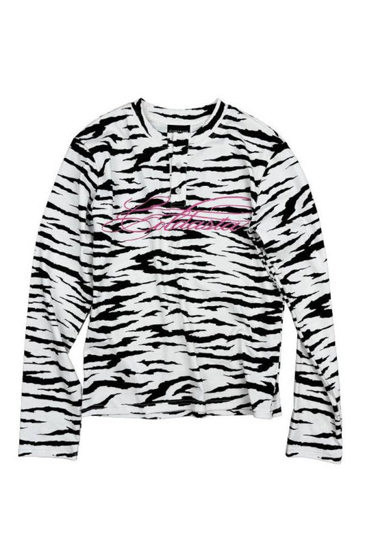 Pink Rush Zebra Longsleeve