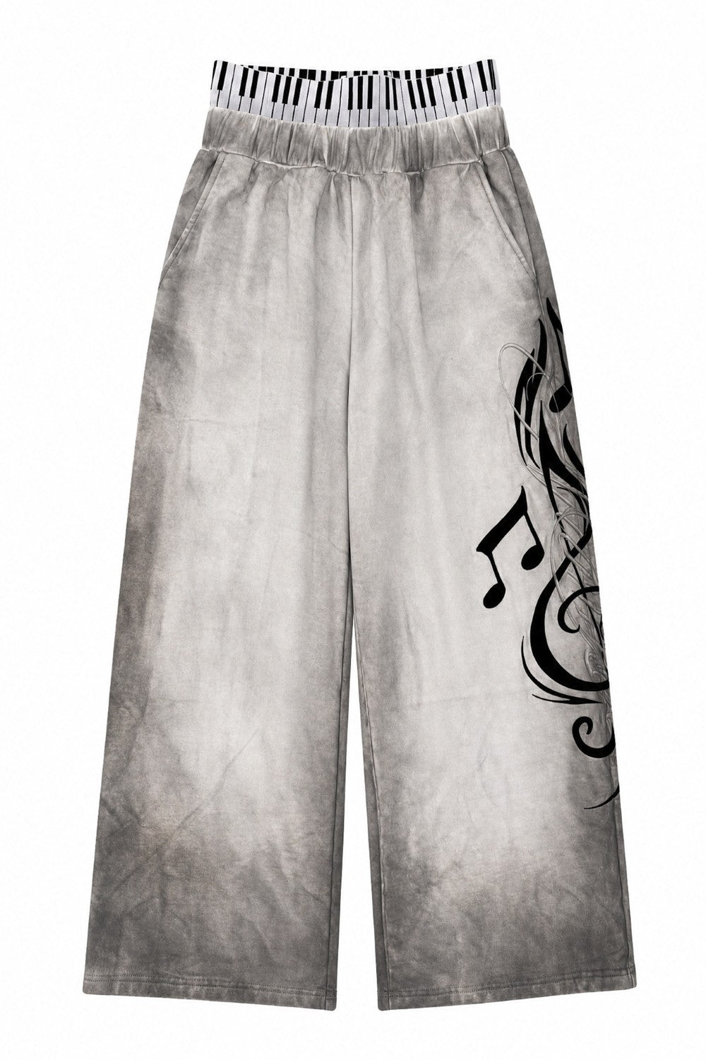 Piano Anthem Wide Sweatpants