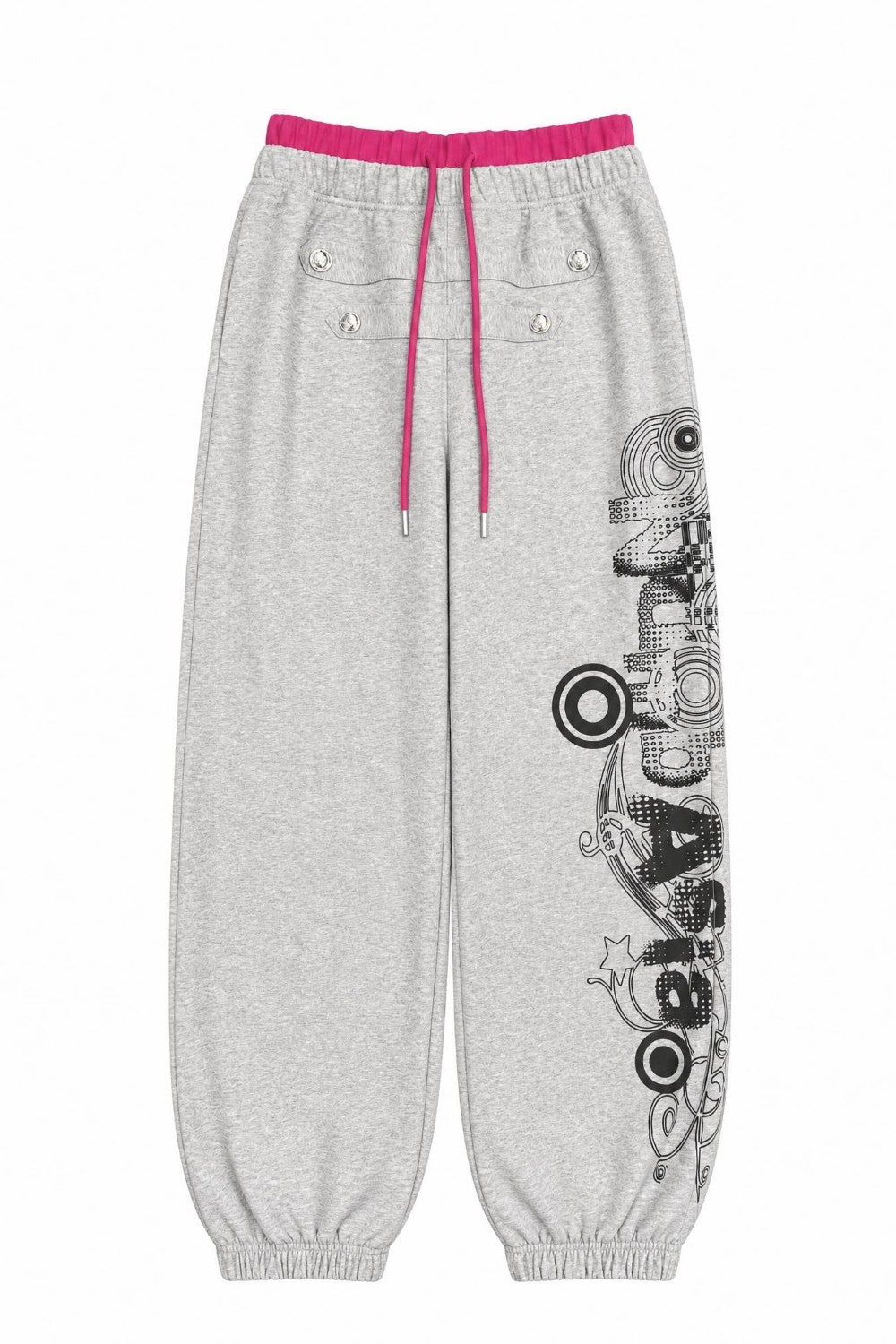 Pink Chrome Court Sweatpants